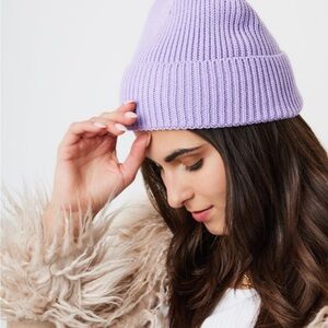 Madewell Lavender Knit Beanie